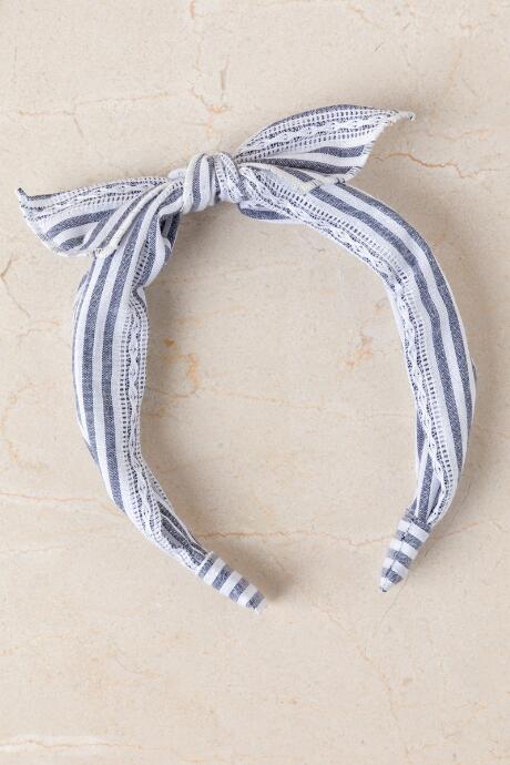 Francesca's Serenity Striped Headband - Blue