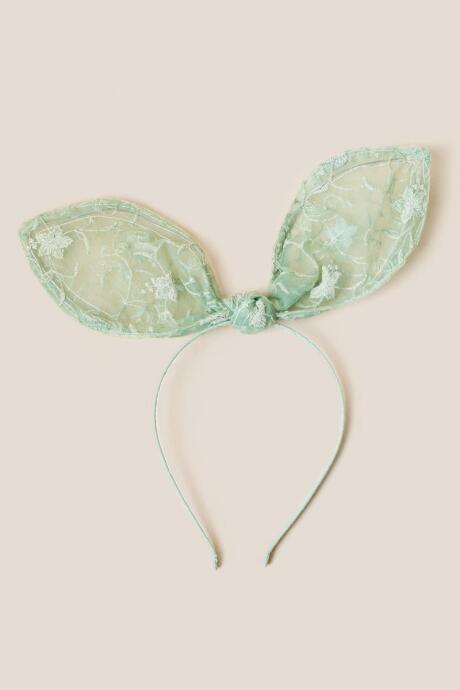 Francesca's Ivana Sheer Bunny Ears - Mint