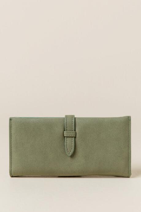Francescas Margret Front Tab Wallet - Olive