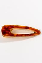 Francesca's Audrey Amber Teardrop Barrette - Amber