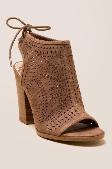 Fergalicious Vorge Peep Toe Shootie - Taupe