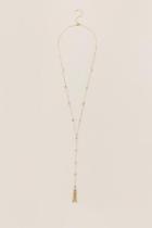 Francesca's Rachael Cubic Zirconia Station Y-neck - Gold