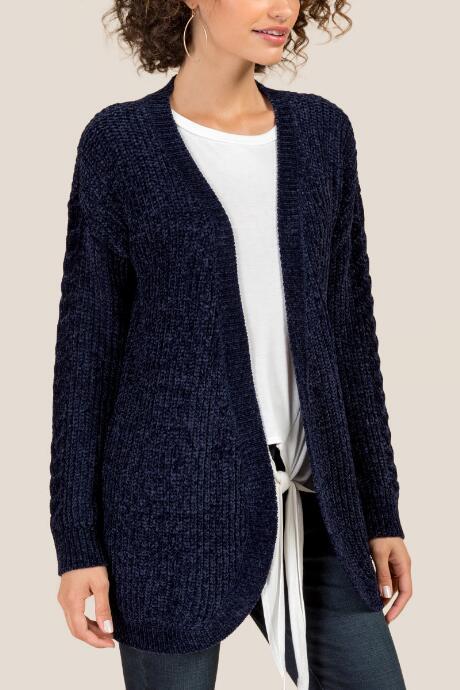 Francesca Inchess Maeryn Long Cardigan - Navy
