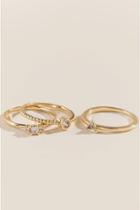 Francesca's Alayah Ring Set - Gold