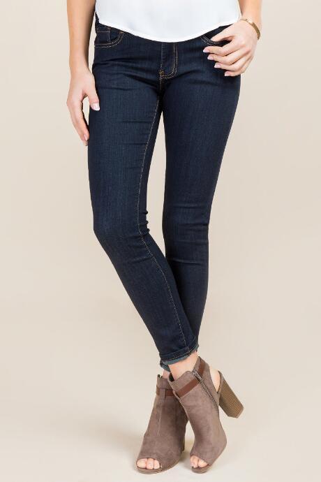 Harper Gwen Skinny Clean Super Soft Jeans - Dark