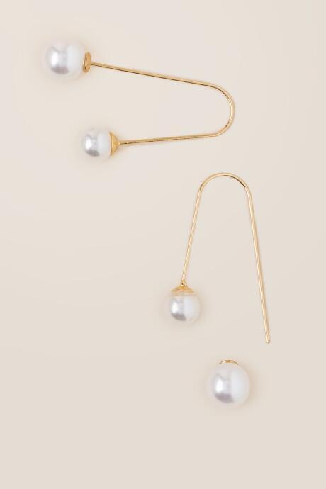 Francesca's Laila Pearl Drop Earring - Pearl