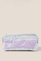 Francescas Willa Reversible Cosmetic Bag - Silver
