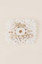 Francesca's Midori Lace Trio Stud Earring Set - Gold