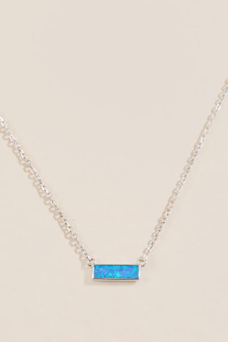 Francesca Inchess Alyssa Opal Bar Pendant - Iridescent