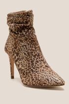 Xoxo Taniah Slouchy Ankle Boot - Leopard