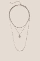 Francesca's Kaydence Layered Necklace - Silver