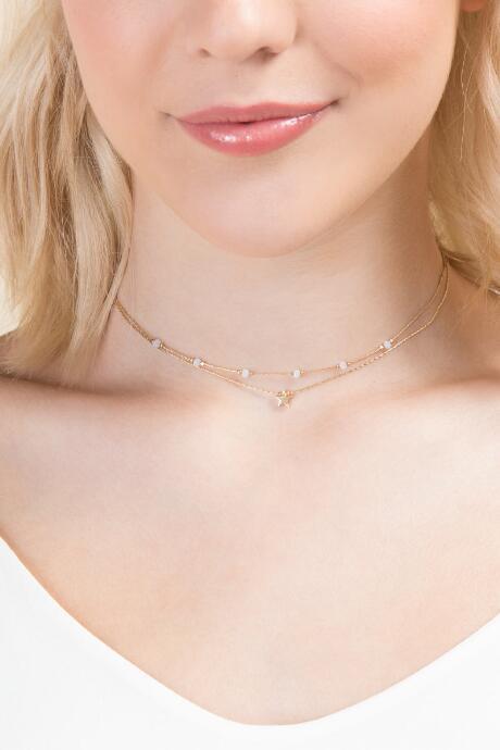 Francesca's Aliana Star Choker - Gold