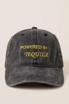 Francescas Powered By Tequila Baseball Cap - Black