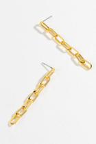 Francesca's Eloise Link Linear Earrings - Gold