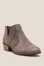 Francesca Inchess Tolla V Chop Out Ankle Boot - Taupe