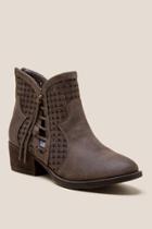 Francesca Inchess Mata Lace Up Ankle Boot - Taupe