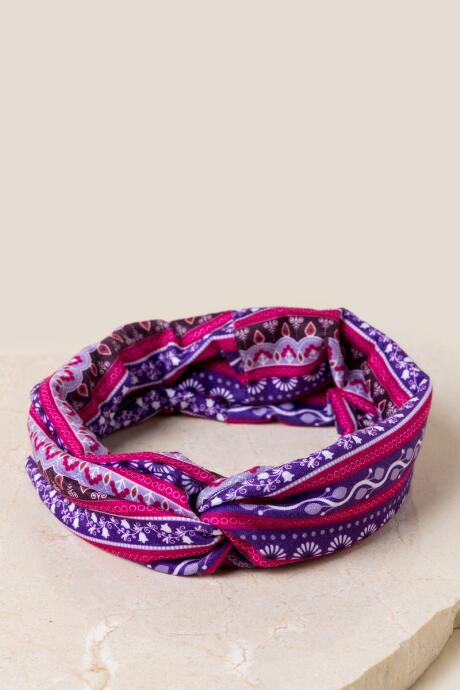 Francesca's Moriah Patterned Softwrap In Purple - Purple