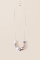 Francesca's Cailin Beaded Necklace - Rose/gold
