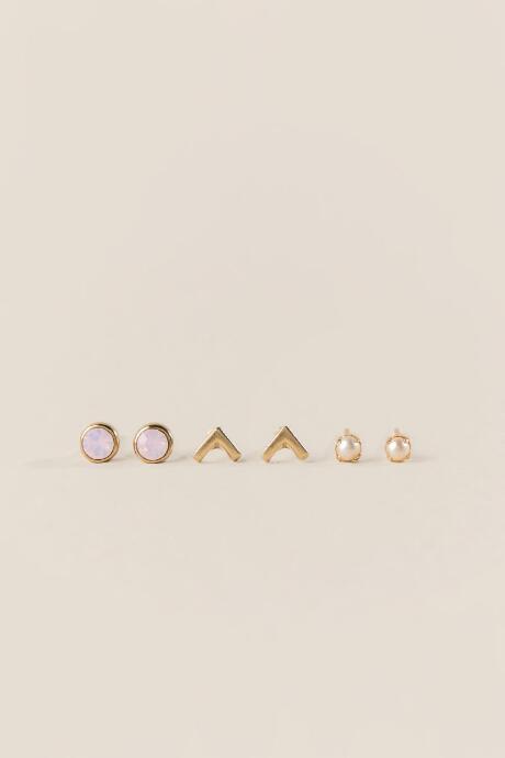 Francesca's Rosalie Stud Set - Gold