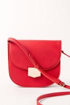 Francesca's Kim Crossbody Red Ubody Handbag - Red