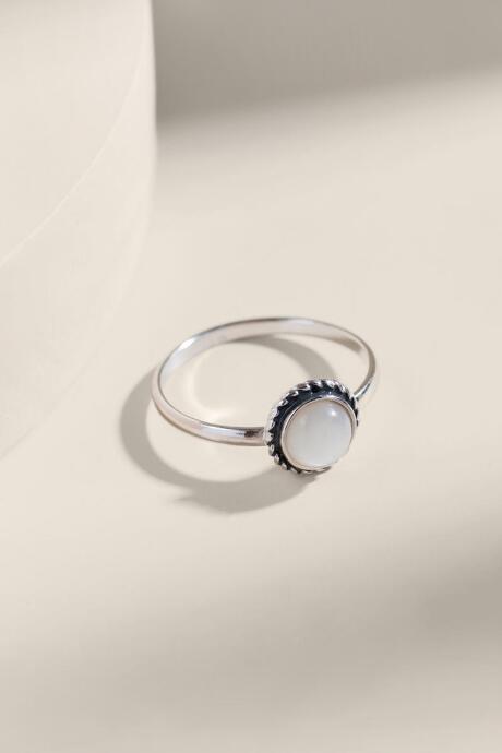 Francesca's Macy Pearl Ring - Silver