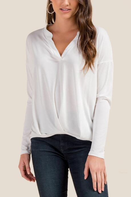 Francesca Inchess Kelly Drop Shoulder Pleated Top - Ivory