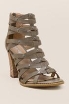 Report Reeta Studded Block Heel - Olive