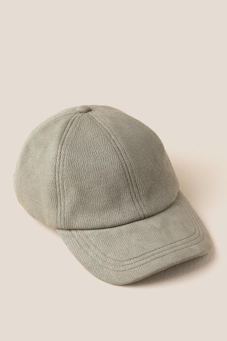 Francesca's Remy Suede Baseball Cap - Deep Moss
