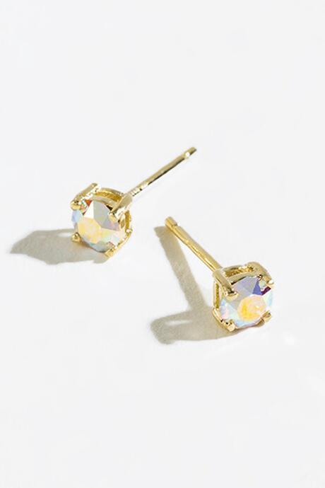 Francesca's Paige Cz Studs - Iridescent