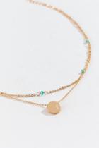 Francesca's Sue Layered Choker Necklace - Turquoise