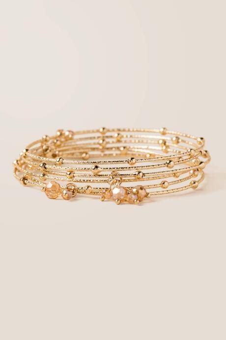 Francesca Inchess Kaelynne Bangle Set - Gold