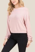 Sweet Claire Nika Poet Tie Sleeve Top - Mauve