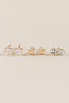 Francesca's Vega Star Stud Set - Crystal
