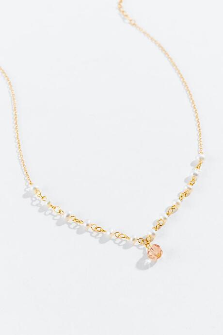 Francesca's Marlo Beaded Pearl Choker - Pearl