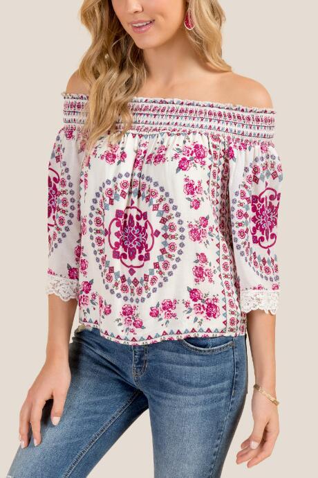 Francesca Inchess Micah Off The Shoulder Blouse - Ivory