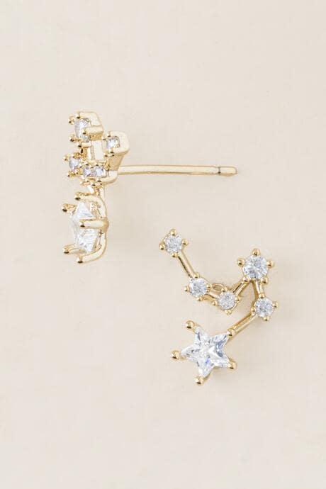 Francesca's Constellation Crawler Stud Earring - Gold