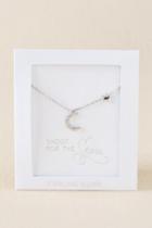 Francesca's Shoot For The Stars Delicate Necklace - Silver