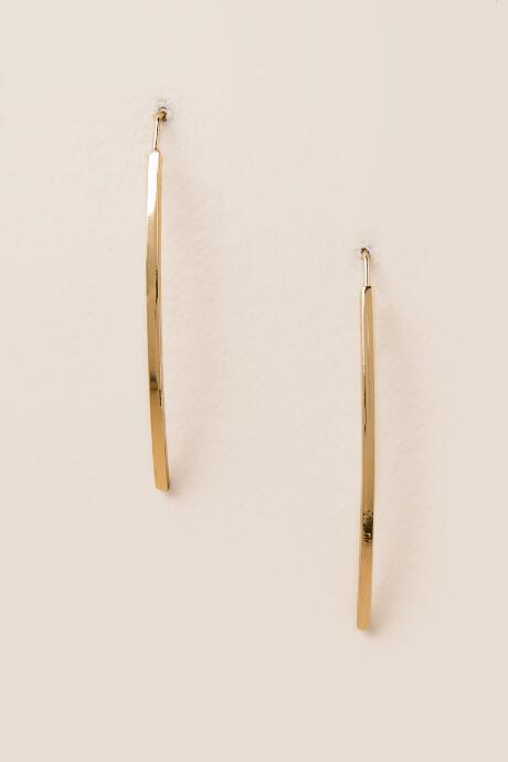Francesca's Giovanna Paddle Linear Earring - Gold