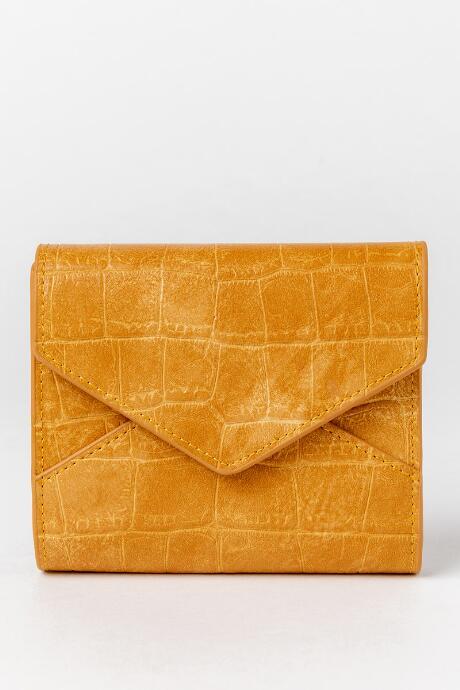 Francesca's Willow Envelop Small Wallet - Mustard