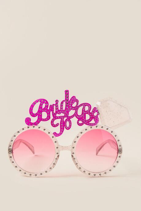 Francescas Bride To Be Sunglasses - Silver
