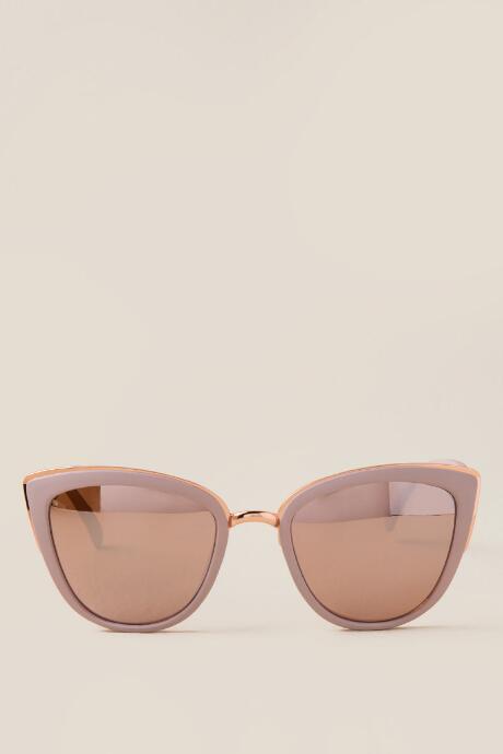 Francescas Cosette Cat Eye Sunglasses - Blush