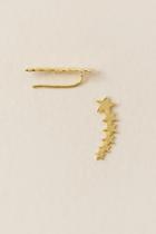 Francesca's Brinda Star Crawler Earring - Gold