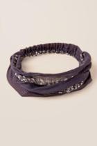 Francesca's Jacy Confetti Woven Headwrap - Blue