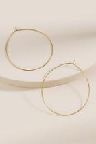 Francesca's Alexis Wire Infinity Hoop Earrings - Gold