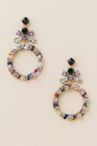 Francesca's Beverly Marbled Circle Statement Earring - Multi