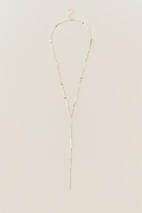 Francesca's Raleigh Delicate Y Necklace - Gold