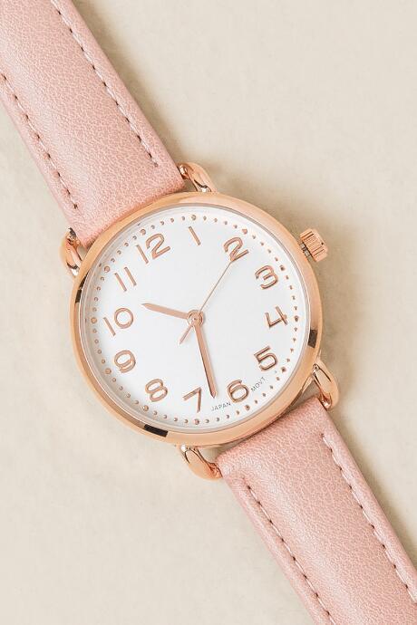 Francesca's Carmen Classic Watch - Pink