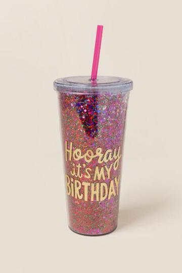 Natural Life Hooray It's My Birthday Travel Cup
