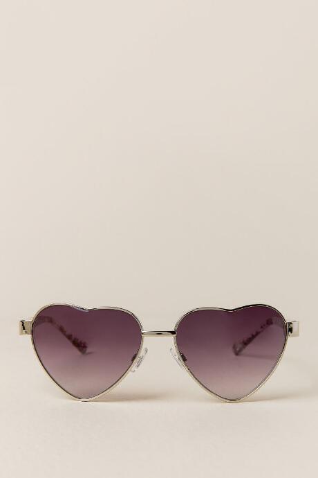 Francesca's Love Heart Confetti Sunglasses - Multi