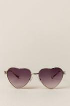 Francesca's Love Heart Confetti Sunglasses - Multi